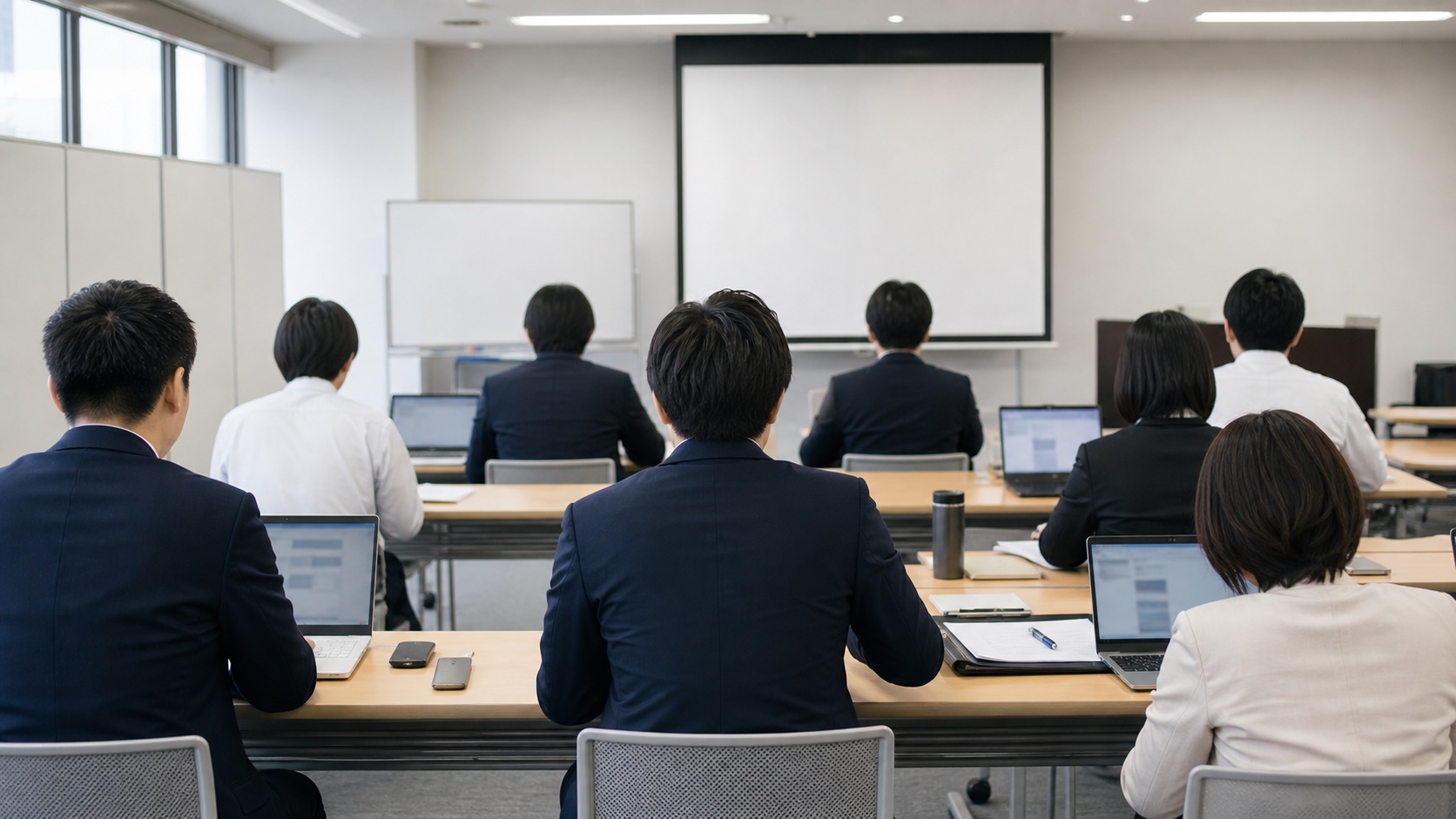 AI研修の3コースを受講する社員たちの様子
