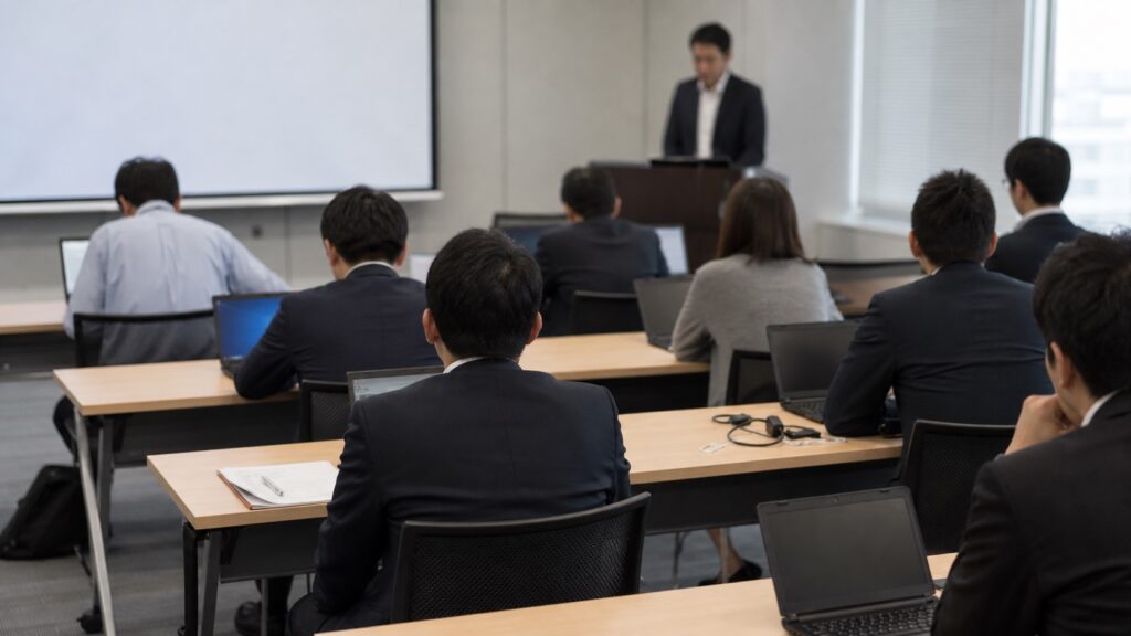 Claude Code研修を受講する企業の研修風景
