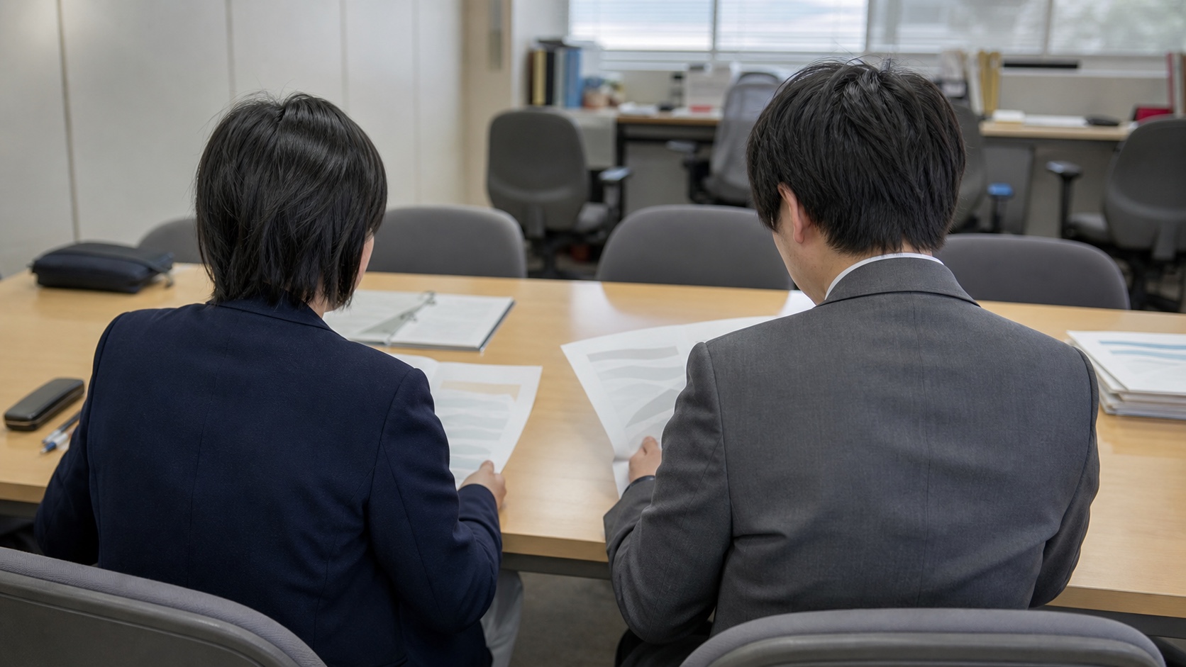 自治体職員が生成AI活用の疑問を確認する打ち合わせ