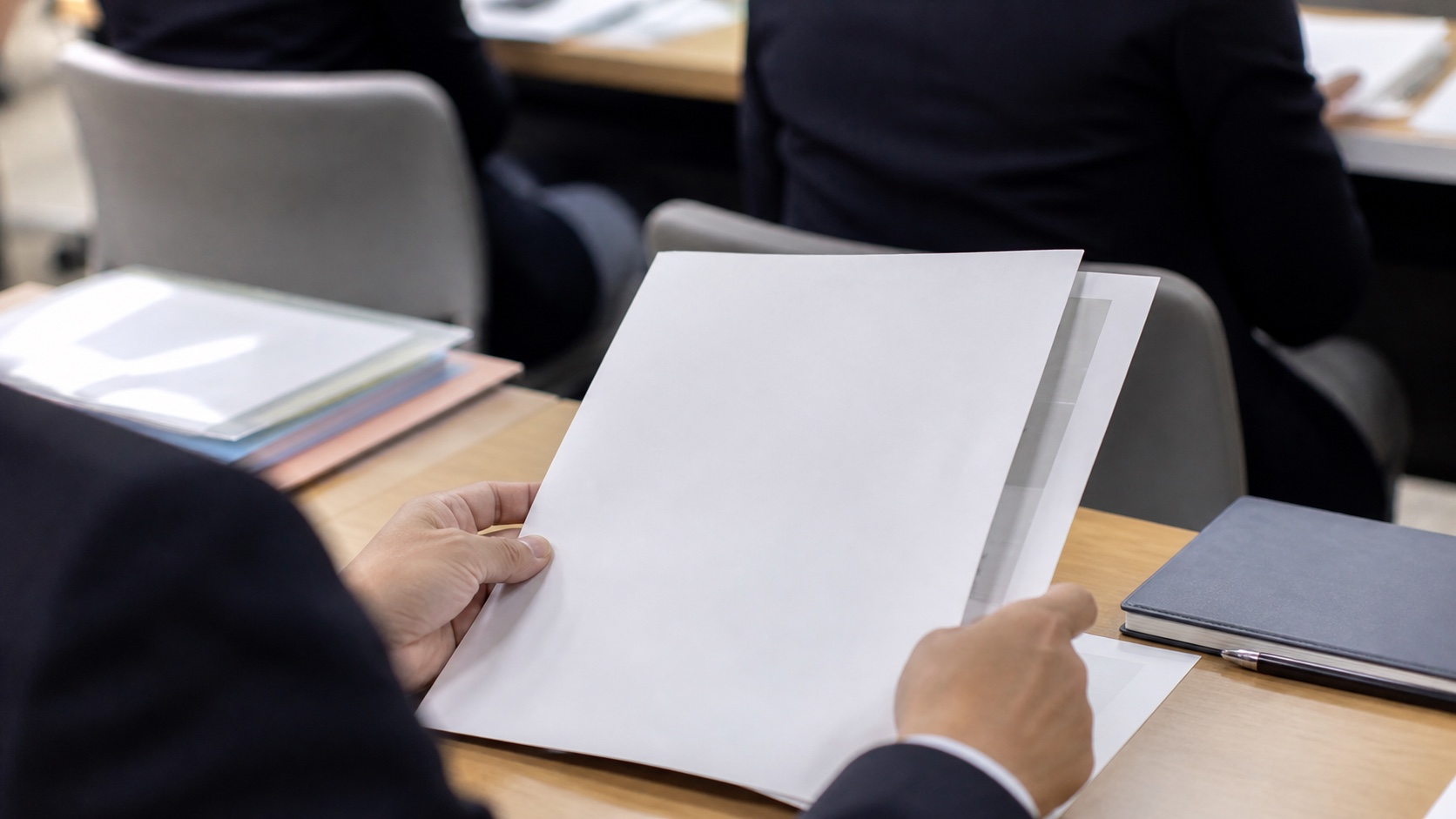 生成AIに入力してはいけないものを確認する手元の書類